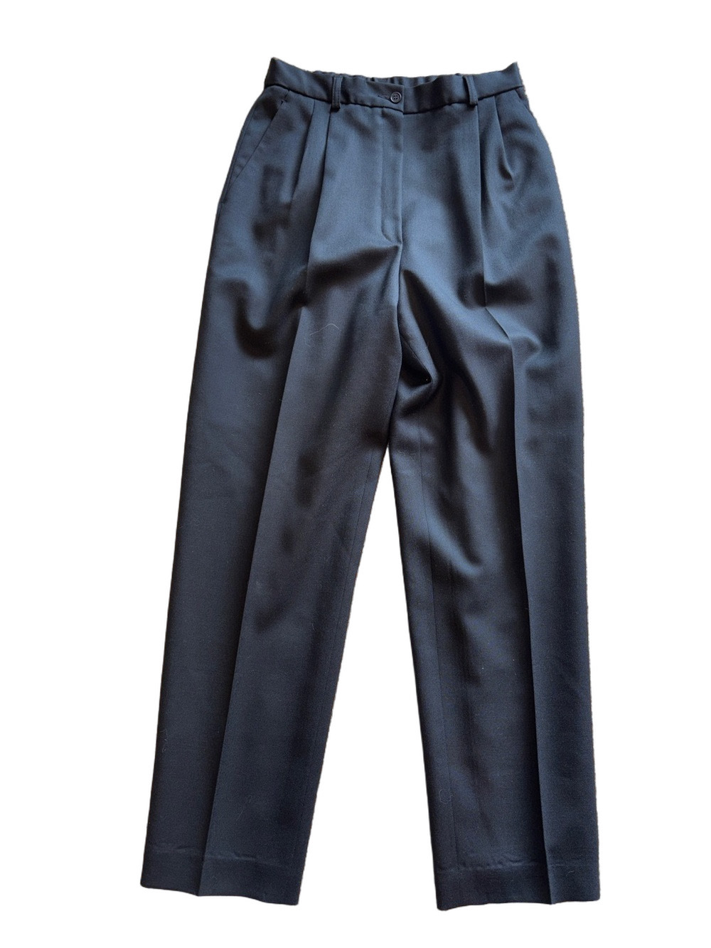 Vintage 1980’s Pendleton 100% Wool Trousers Black Women’s 8 28” Waist 31” Inseam